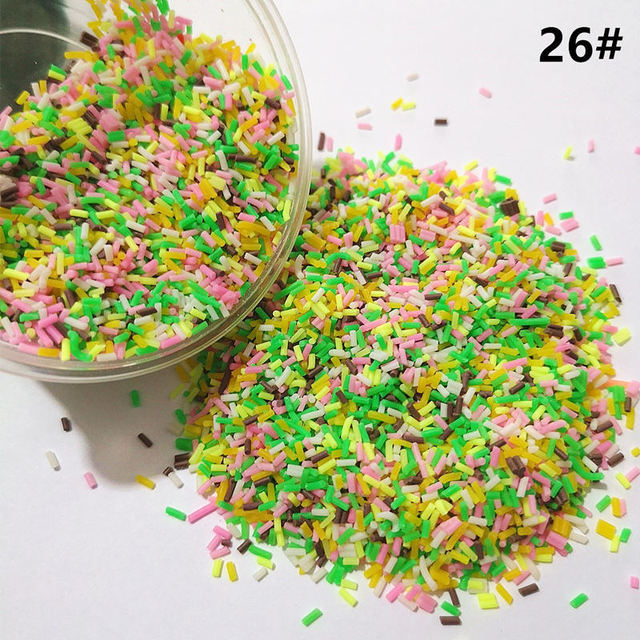 1000g DIY Polymer Clay Fake Candy Sweets Sugar Sprinkle